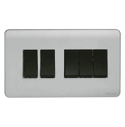 Scintilla 1 Gang Kumbuk Finish Flush Switch Price in Pakistan 