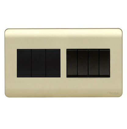 Scintilla 3 Gang Kaluwara Finish Flush Switch Price in Pakistan 