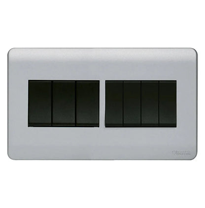Scintilla 1 Gang Kaluwara Finish Flush Switch Price in Pakistan 