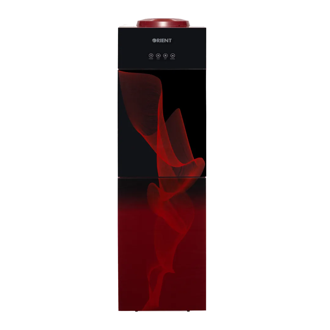 Orient Crystal 3 Taps Red Glass Door Water Dispenser Price in Pakistan Main image