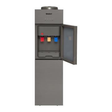 Orient Flare 3 Taps Grey Glass Door Water Dispenser