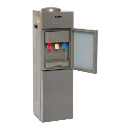 Orient Flare 3 in1 Grey Glass Door Water Dispenser