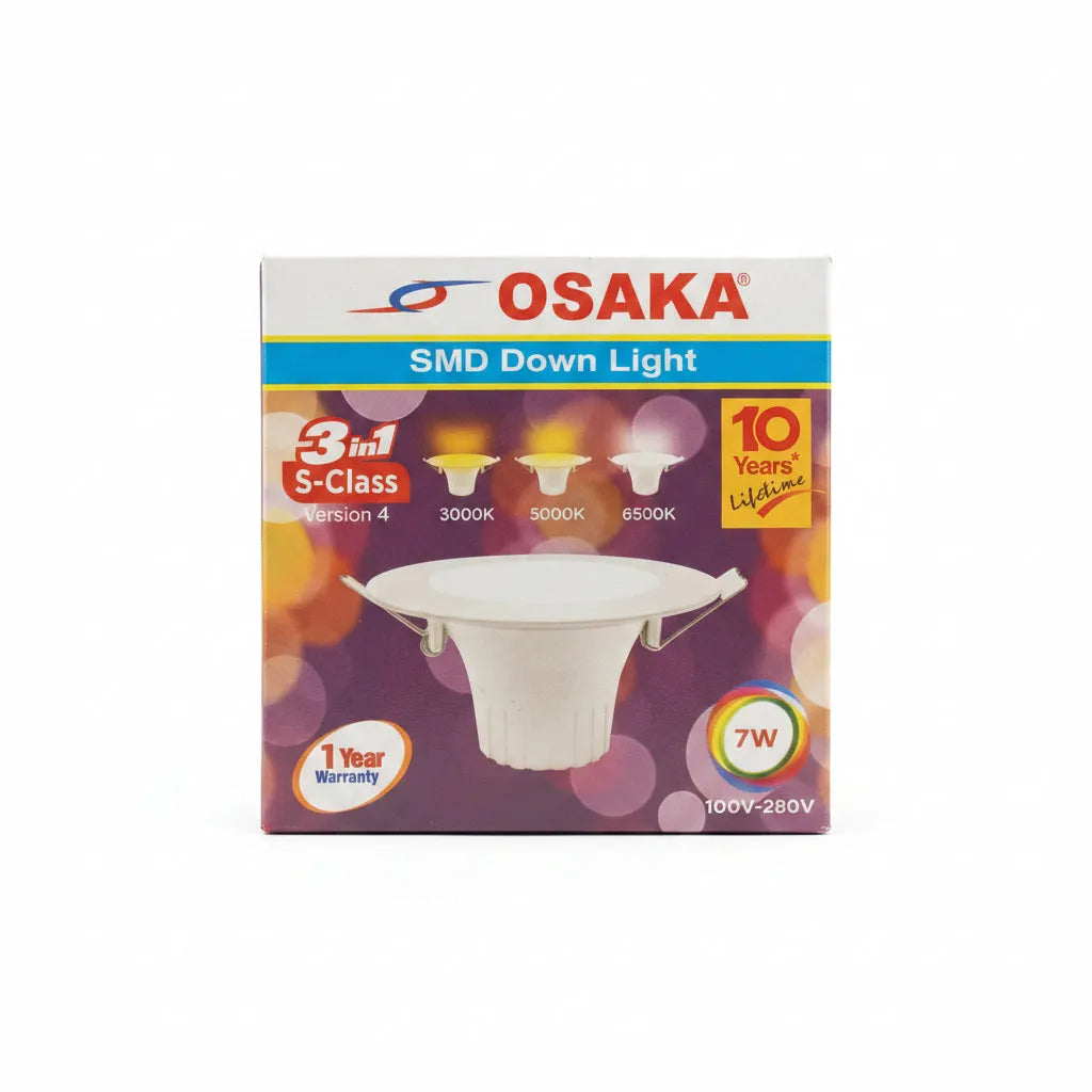 Osaka 3 in 1 SMD Downlight Price in Pakistan