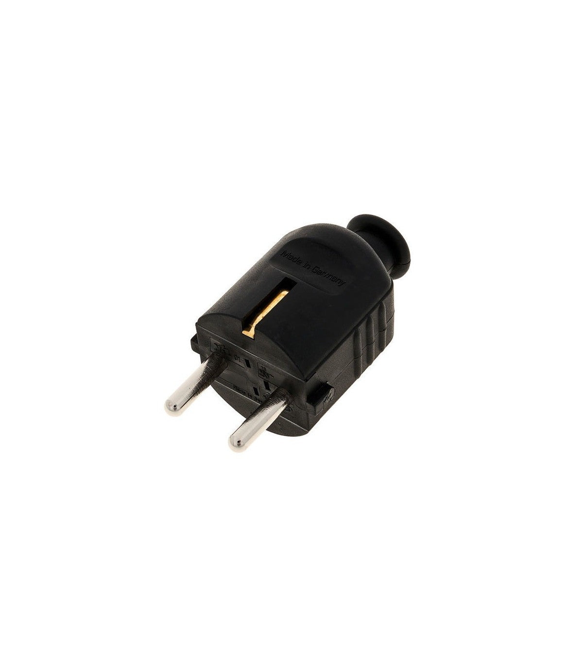 PCE 02974-BK 16 Amp 3 Pin Schuko Plug, Black IP20