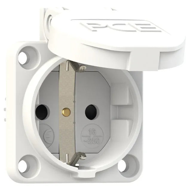 PCE 423 6 32 Amp 3 Pole Flanged Socket IP44 Price in Pakistan Main image