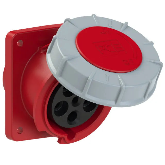 PCE 435-6 63 Amp 5 Pole Flanged Socket IP67 Secondary image