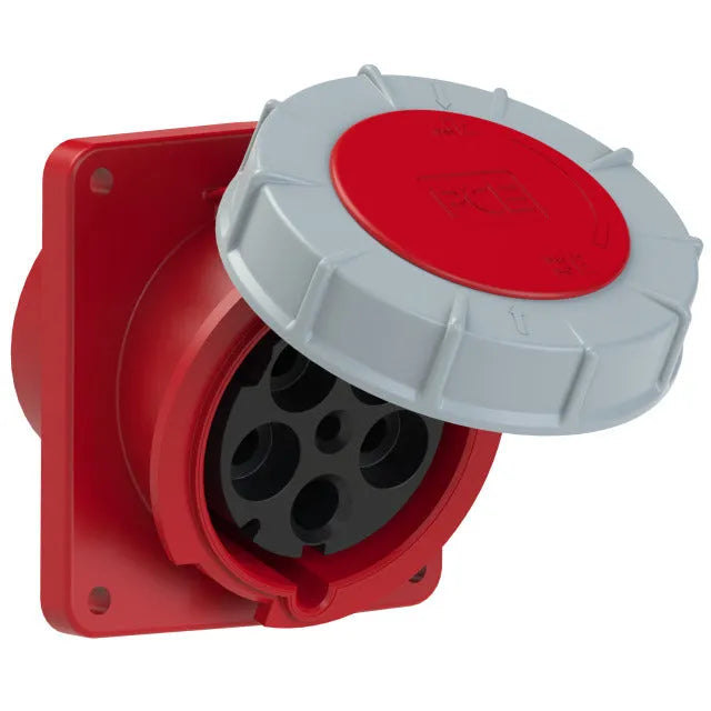 PCE 445-6 125 Amp 5 Pole Flanged Socket IP67 Secondary image