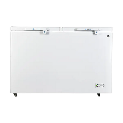 PEL Double Door Deep Freezer - White