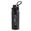 Powder Coated Water Bottle-Black Spout