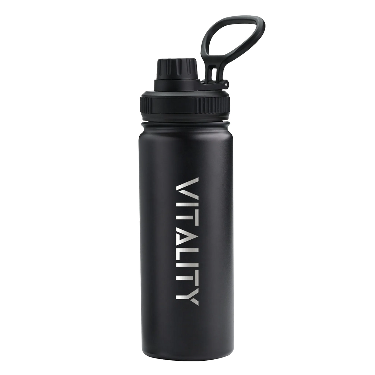 Powder Coated Water Bottle-Black Spout Price in Pakistan Main image