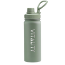 Powder Coated Water Bottle-Green Spout