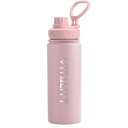 Powder Coated Water Bottle-Pink Spout