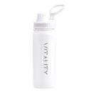 Powder Coated Water Bottle-White Spout