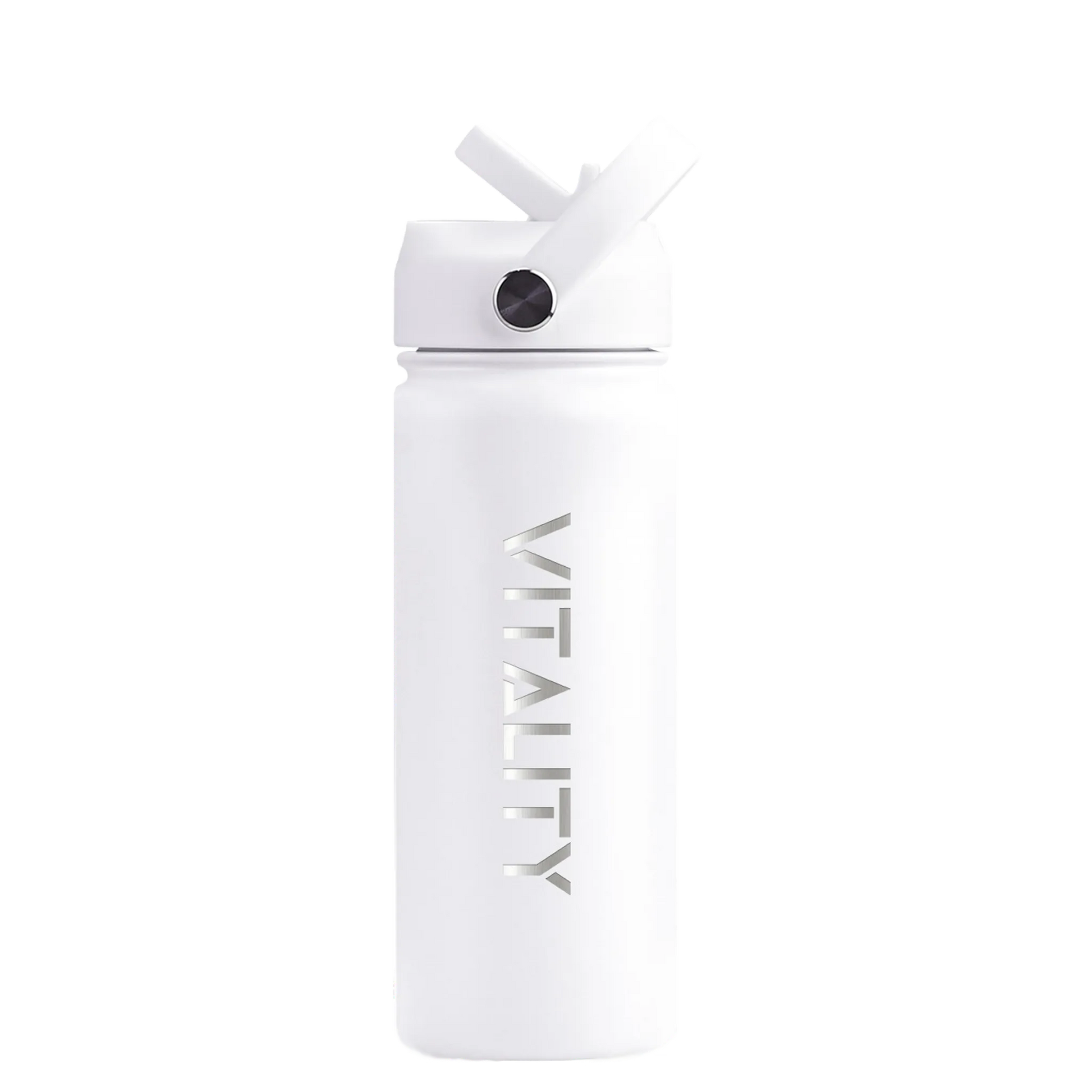 Powder Coated Water Bottle-White Straw Price in Pakistan