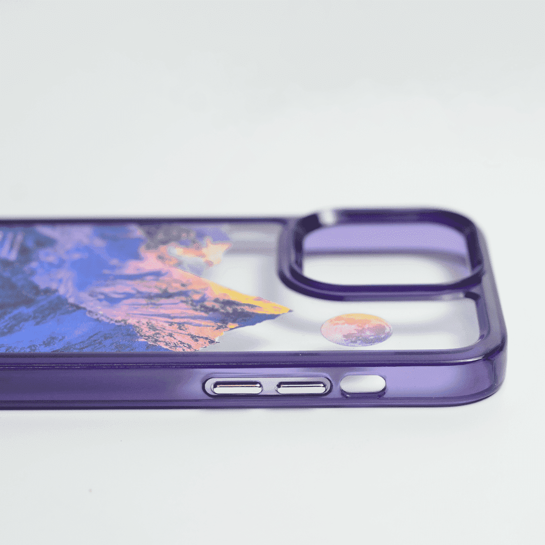 FLEX Deep Purple Mountain Acrylic Case for Iphone - Flex