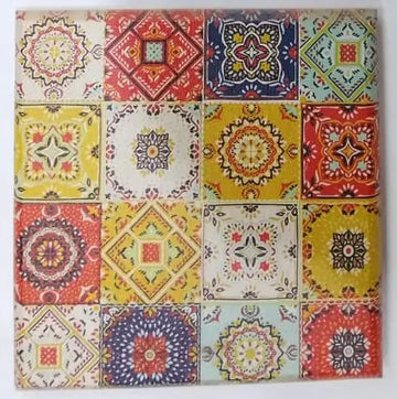 Printed Wooden Tea Coaster – Fun Food Art & Colorful Tile Design Price In Pakistan