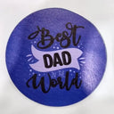 Printed Wooden Tea Coaster - Motivational Quote Design