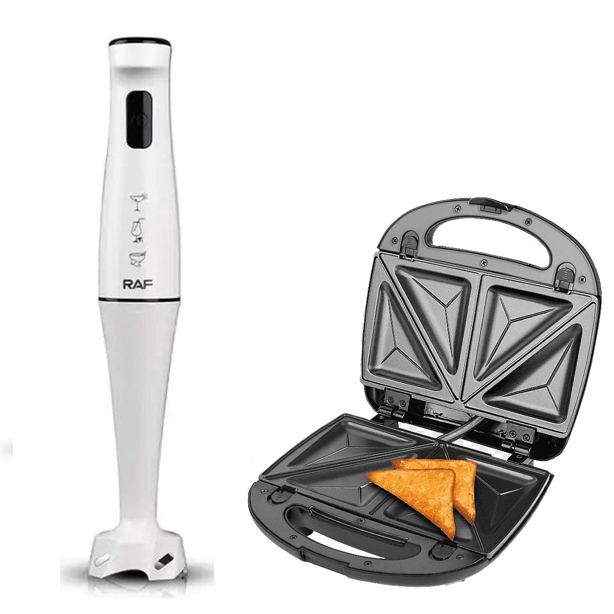 RAF Speed Immersion Blender + Sandwich Maker in Pakistan