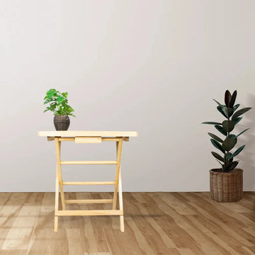 Rangoli Art Wooden Serving Stand Table Price in Pakistan