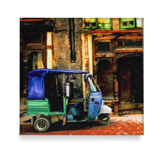 Rickshaw Art Coaster