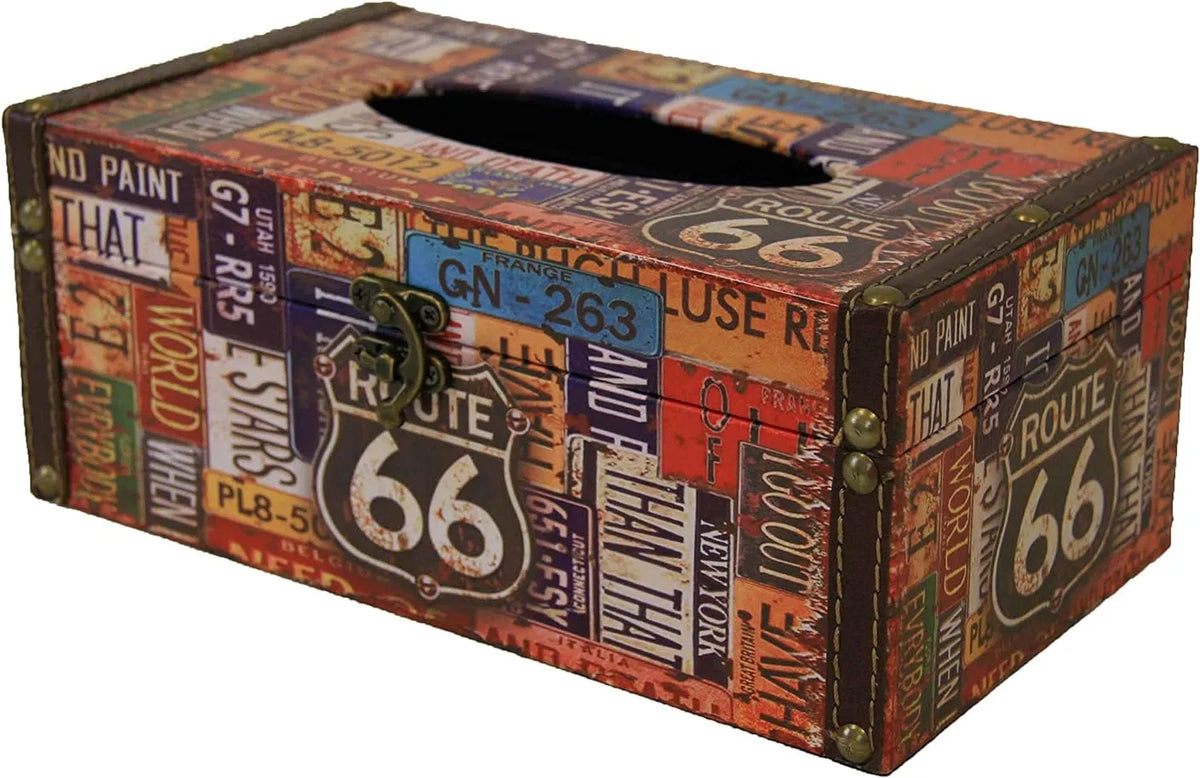Route 66 License Plate Tissue Box Price in Pakistan Main image