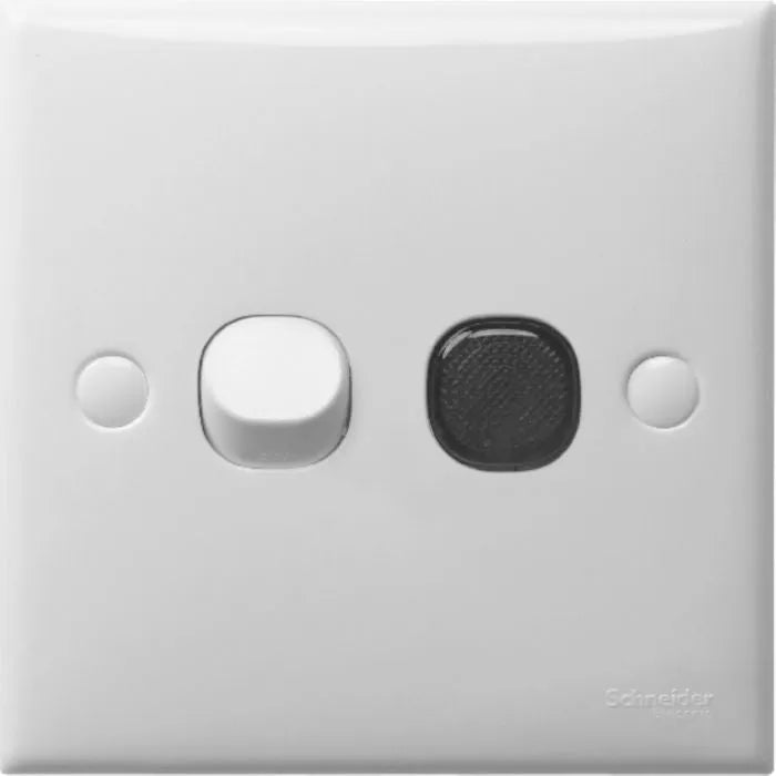 S-Classic 1-Gang 2 Pole Switch With Neon - 20A