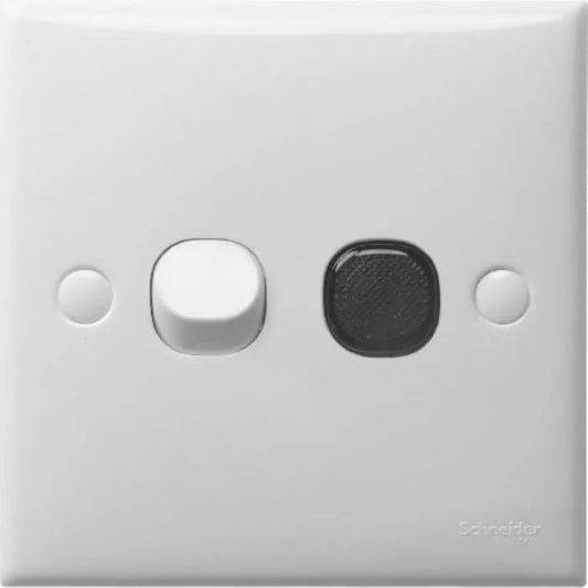 S-Classic 1-Gang 2 Pole Switch With Neon - 20A