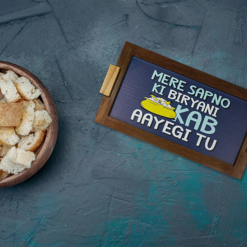 Sapno Ki Biryani Funky Art Tray Price in Pakistan