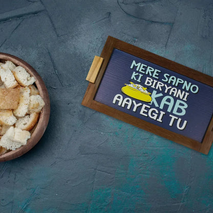 Sapno Ki Biryani Funky Art Tray Price in Pakistan