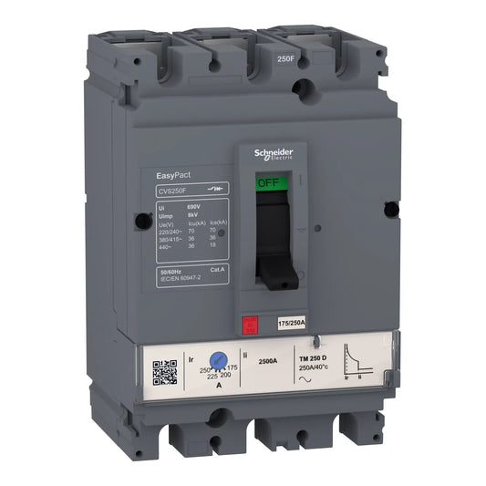 Schneider CVS160F 3 Pole Molded Case Circuit Breaker, 36 kA Price in Pakistan