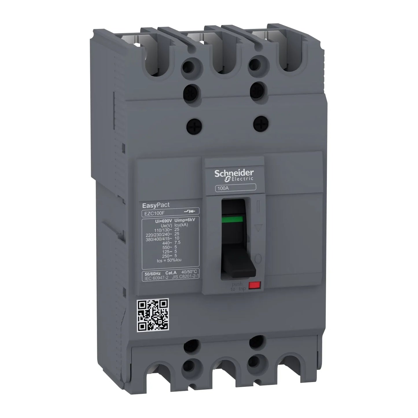 Schneider EZC100F 3 Pole Breaker Price in Pakistan