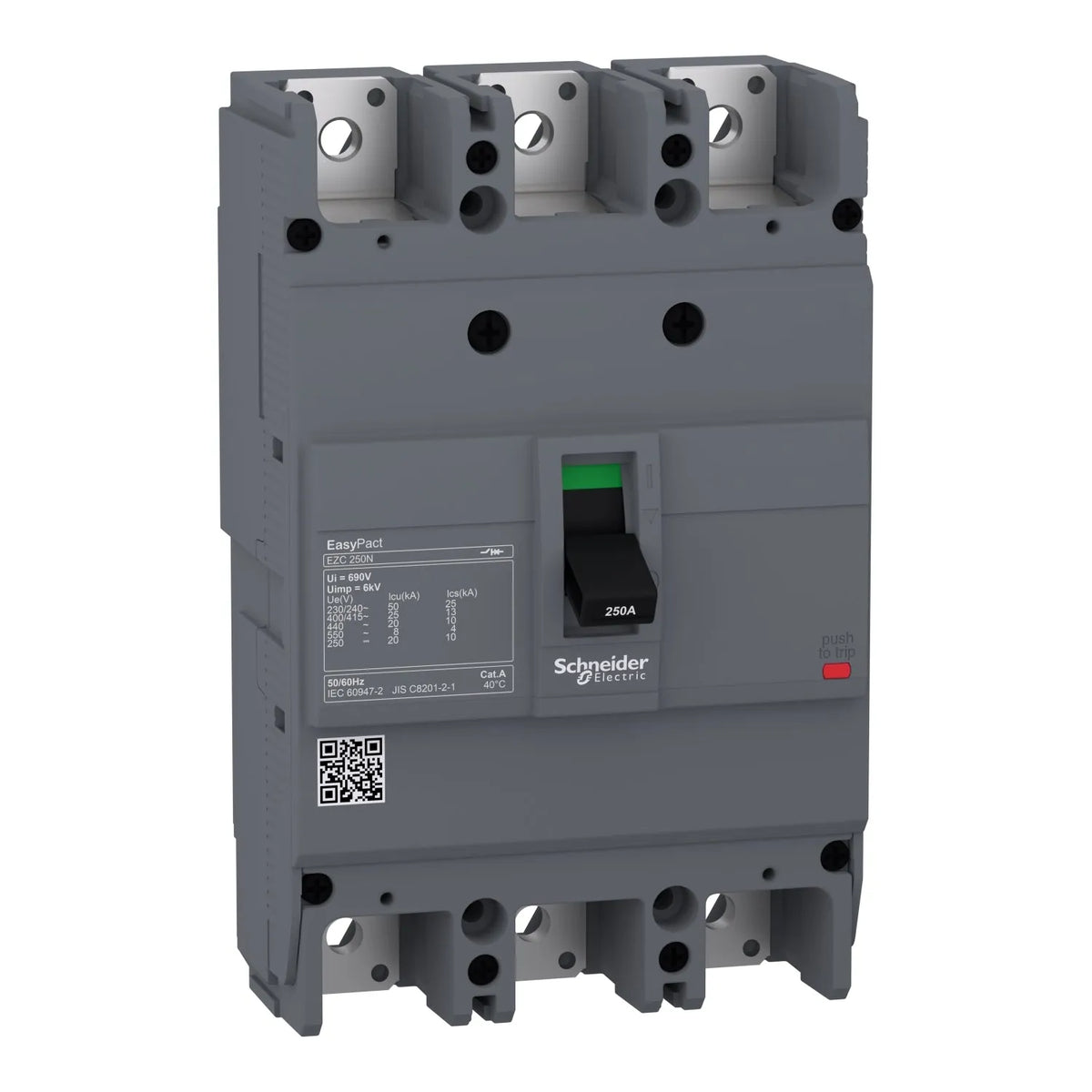 Schneider EZC250N 3 Pole Circuit Breaker 18 KA Price in Pakistan