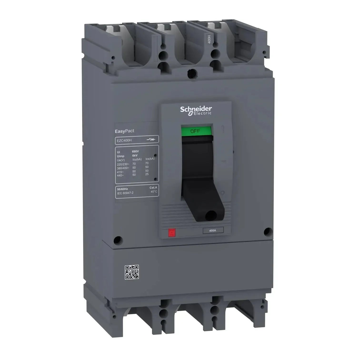 Schneider EZC400H 3 Pole MCCB Circuit Breaker 50 kA Price in Pakistan