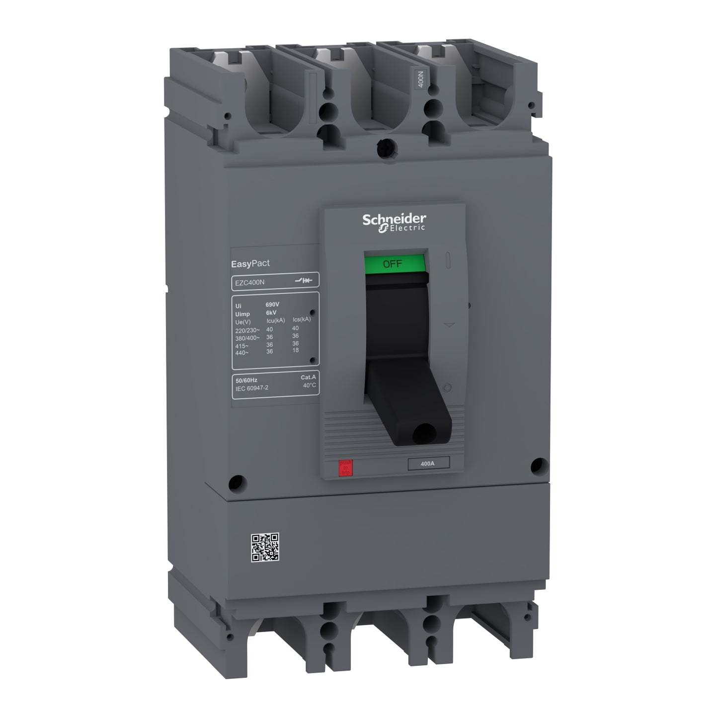 Schneider EZC400N 3 Pole Circuit Breaker 36 kA Price in Pakistan