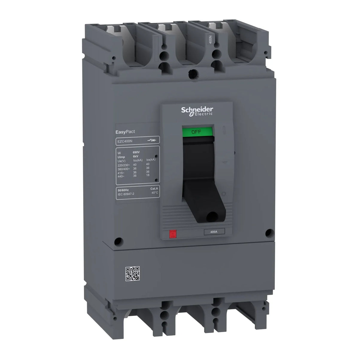 Schneider EZC400N 3 Pole Circuit Breaker 36 kA Price in Pakistan Main image