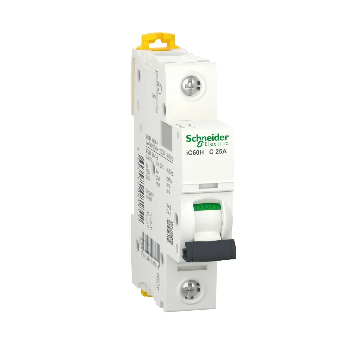 Schneider iC60H 1 Pole Miniature Circuit Breaker 10 kA Price in Pakistan