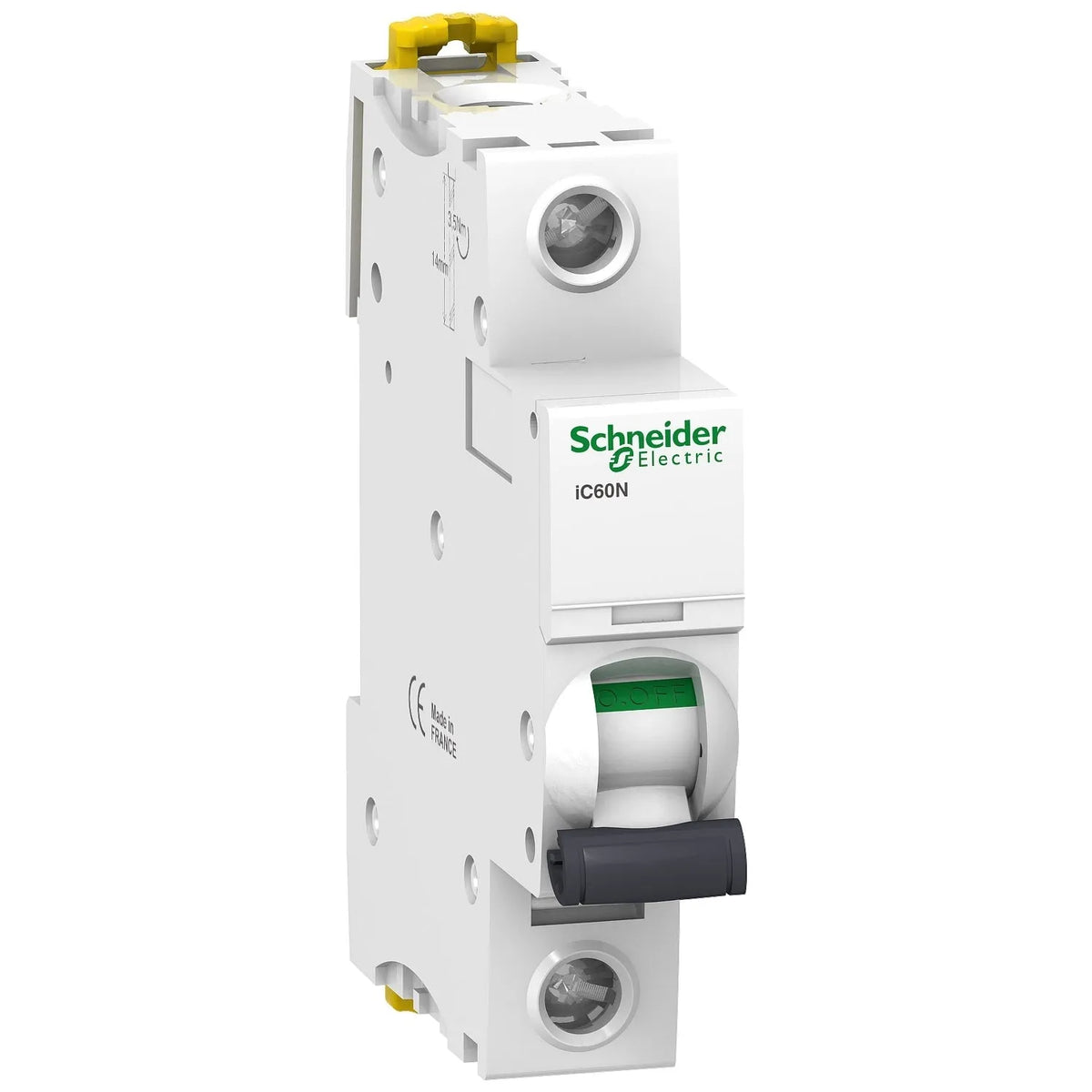 Schneider iC60N 6 KA 1P MCB Breaker Price in Pakistan Main image