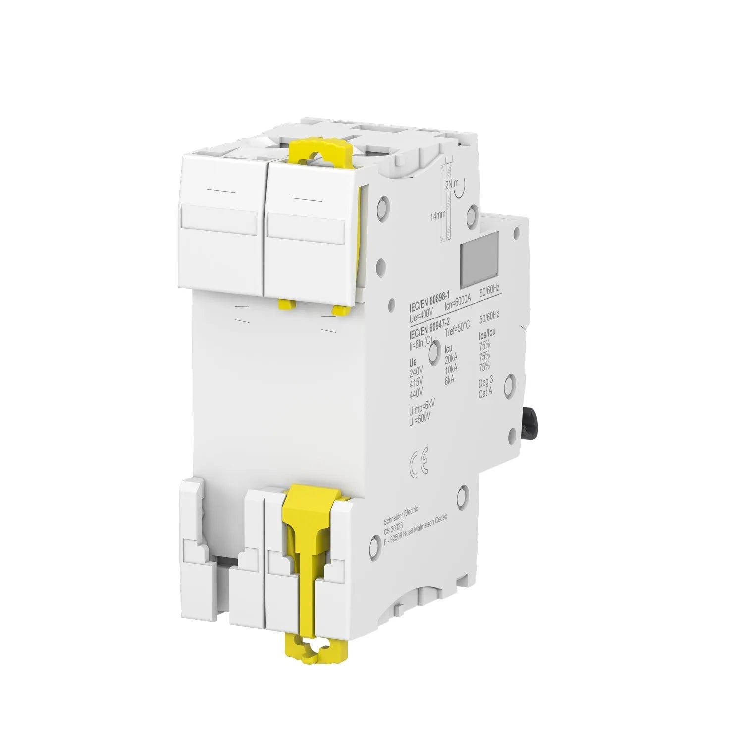 Schneider iC60N 2P MCB Breaker 10KA Price in Pakistan