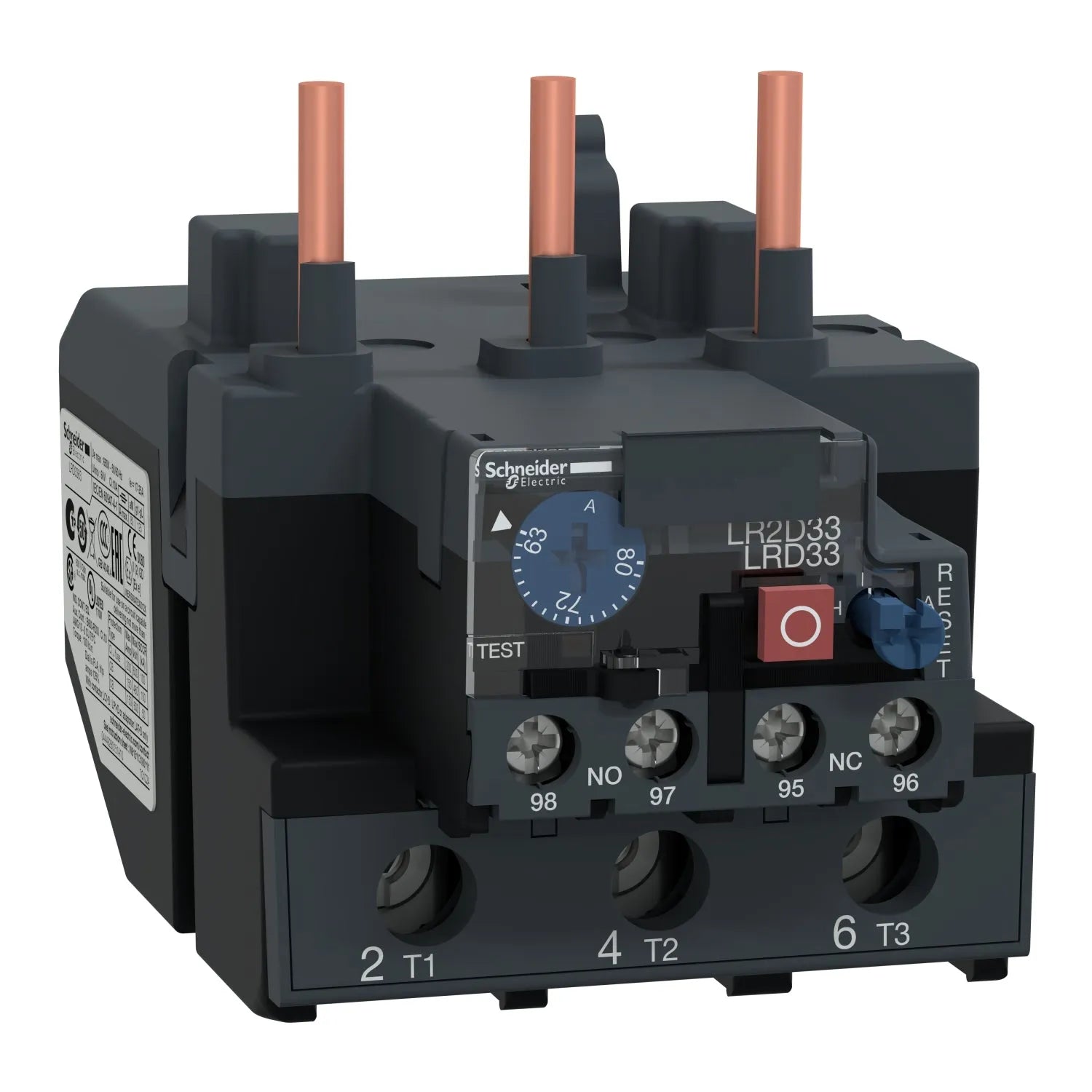Schneider LRD3363 TeSys Deca Thermal Overload Relay   63...80 A Price in Pakistan