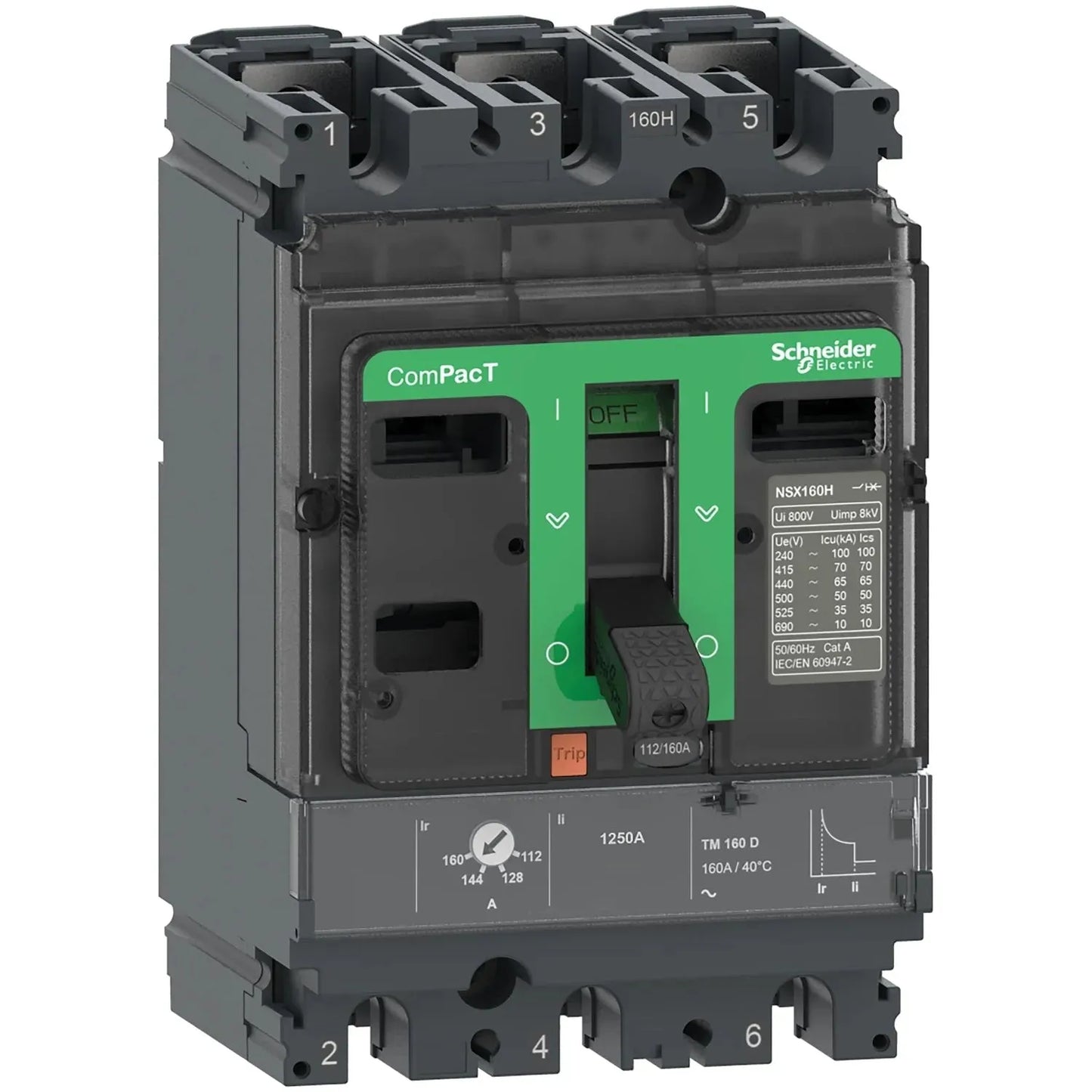 Schneider NSX160F 3 Pole Circuit Breaker 36 KA 160A Price in Pakistan 