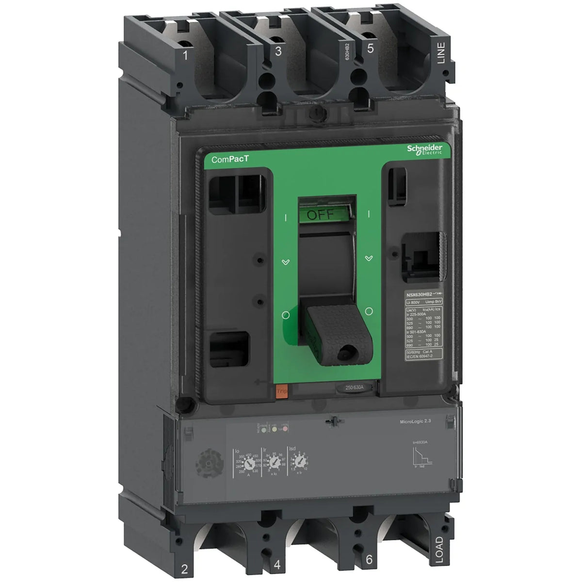 Schneider NSX630N 3P TMD Circuit Breaker 50 KA Price in Pakistan Main image