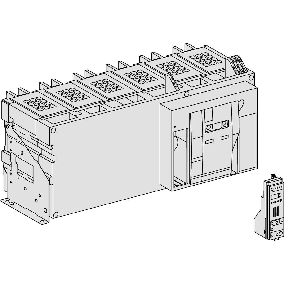 Schneider MasterPact NW50H2 4 Pole Air Circuit Breaker Price in Pakistan Main image