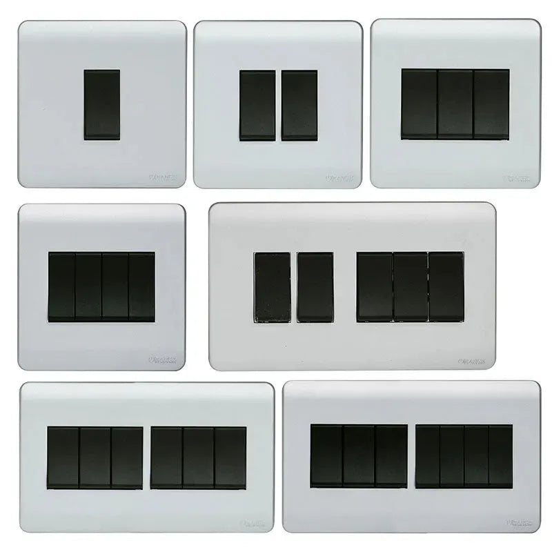 Scintilla 5 Gang Black Flush Switch Price in Pakistan 