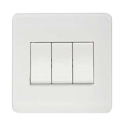 Scintilla 3 Gang White Flush Switch Price in Pakistan 