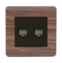 Scintilla 2 Gang 8 Wire 8 Contact Telephone Outlet