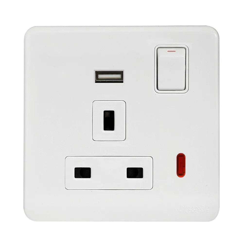 Orange Scintilla 1 Gang Type – A USB Charger Outlet Price in Pakistan+