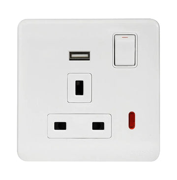 Orange Scintilla 1 Gang Type – A USB Charger Outlet Price in Pakistan+