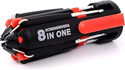 Multi Screw Driver 8 in 1 Tool with Torch Secondary image