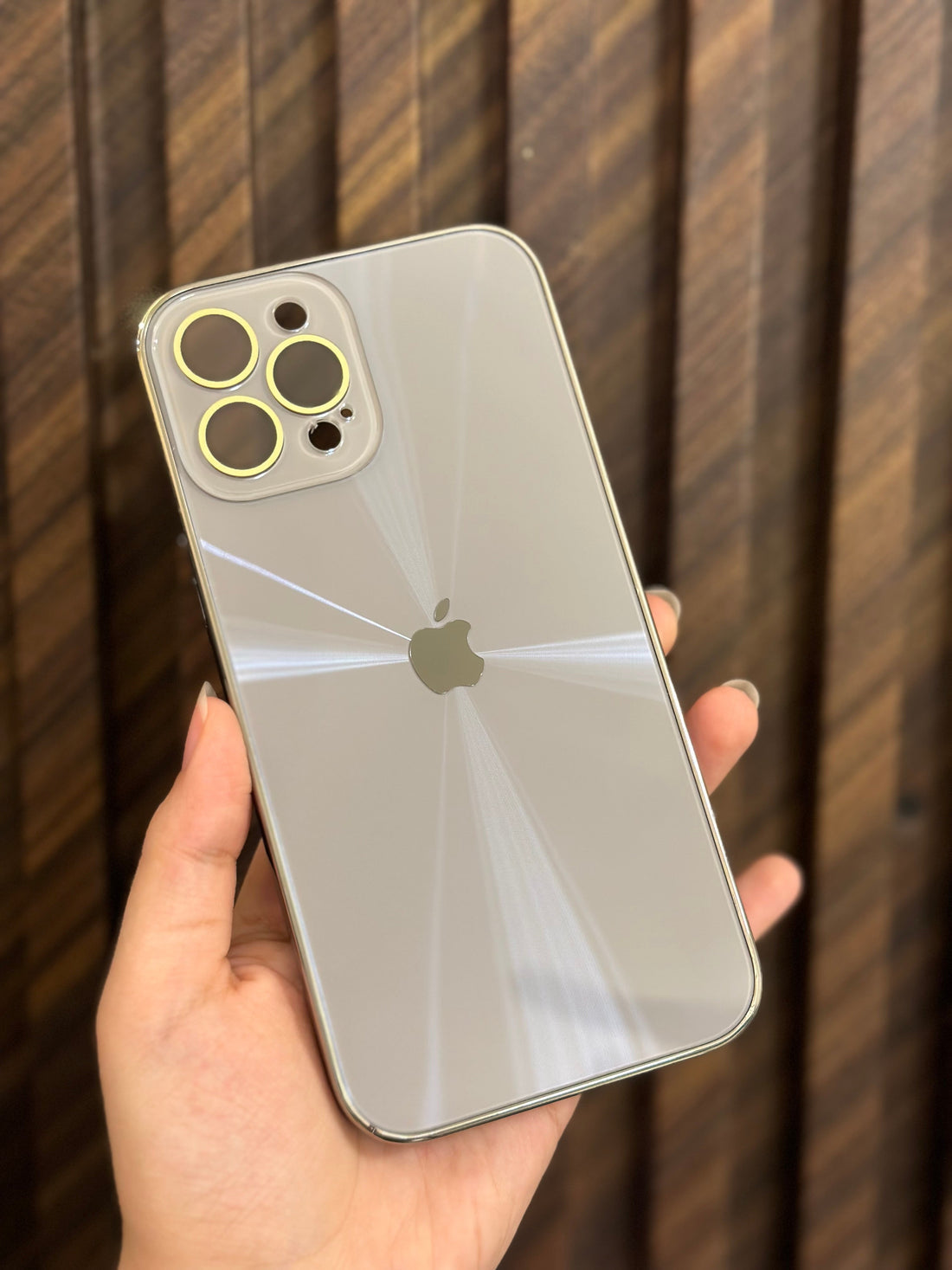 Shine Ag glass iPhone Case