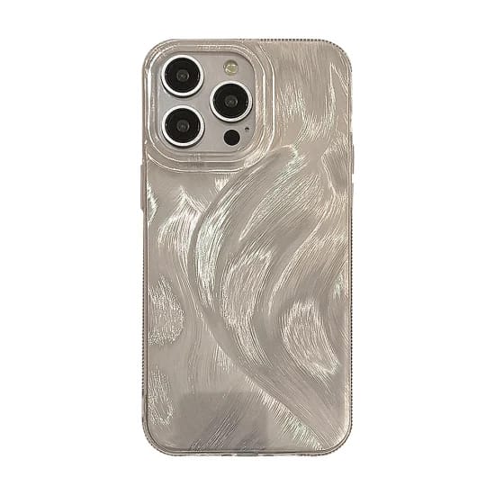 Silver pattern iPhone Case